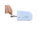 Rapesco Elektrisches Heftgerät 626EL USB/Batterie, Hellblau