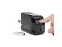 Rapesco Elektrisches Heftgerät 626EL USB/Batterie, Schwarz