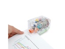 Rapesco Elektrisches Heftgerät 626EL USB/Batterie, Transparent