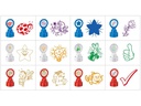 Colop Motivstempel Symbol, Rot