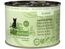 catz finefood Nassfutter No.05 Lachs &amp; Geflügel, 6 x 200 g