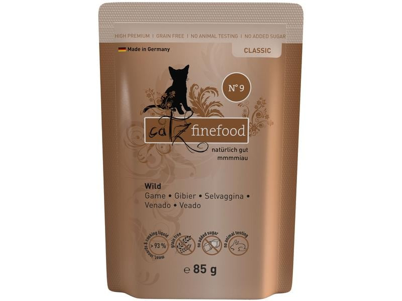 catz finefood Nassfutter No.09 Wild, 16 x 85 g