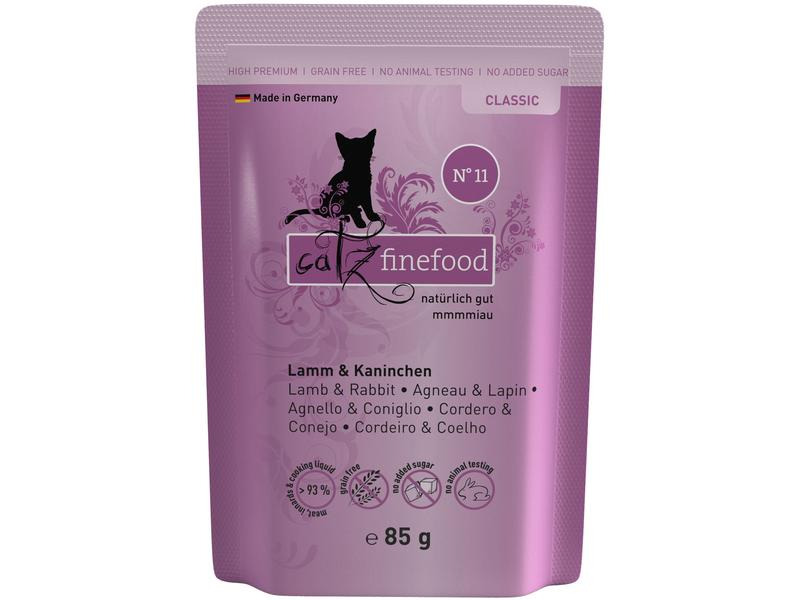catz finefood Nassfutter No.11 Lamm &amp; Kaninchen, 16 x 85 g