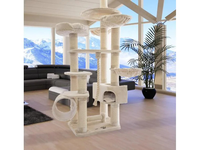 PetHomes Kratzbaum Swiss Dream 230-255cm beige
