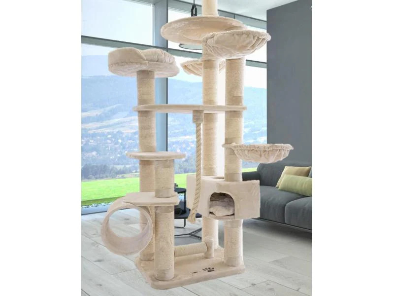 PetHomes Kratzbaum Swiss Dream 230-255cm beige