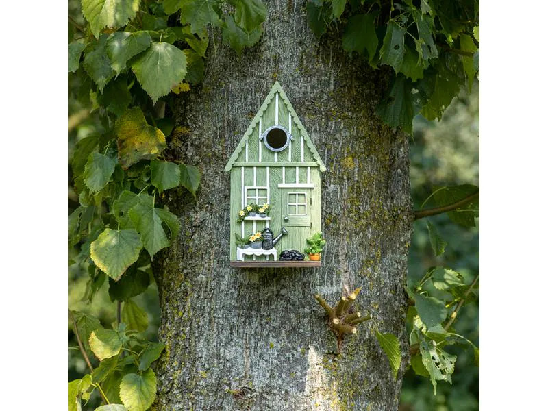 Esschert Design Nistkasten Gartenhaus, Grün