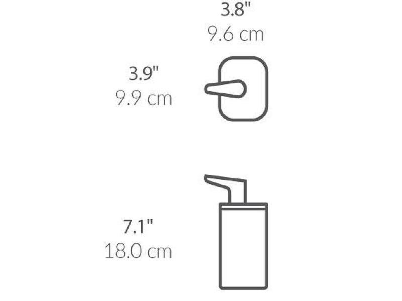 Simplehuman Seifenspender 473 ml, Silber