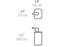 Simplehuman Seifenspender 473 ml, Silber