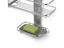 Simplehuman Duschmittelhalter Caddy Silber
