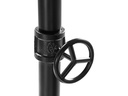 VASAGLE Garderobenständer auf Rollen 162 cm, Dunkelbraun/Schwarz
