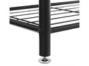 VASAGLE Garderobenständer mit Schuhablagen 175 cm, Braun/Schwarz