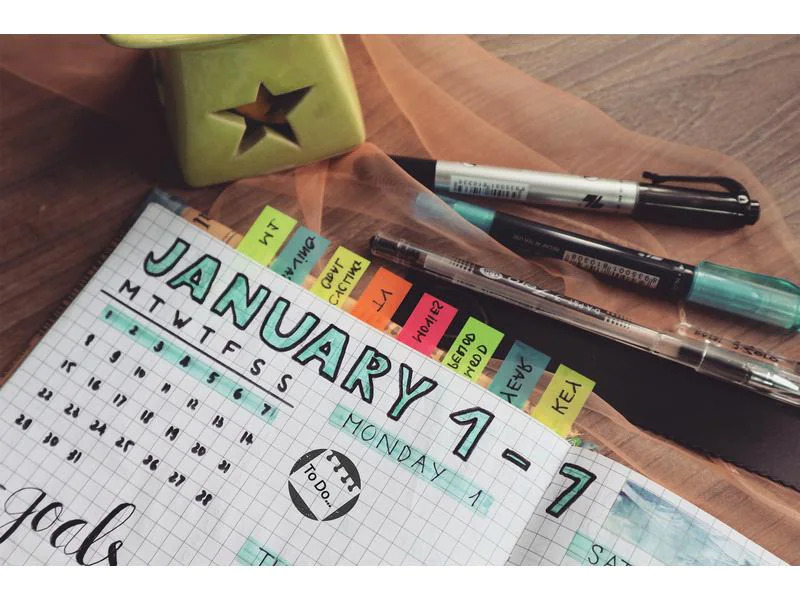 Colop Stempel Little NIO Set Bullet Journal, 10-teilig