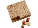 Creativ Company Motivstempel-Set Buchstaben/Zahlen 42-teilig