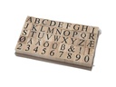 Creativ Company Motivstempel-Set Buchstaben/Zahlen 45-teilig
