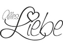 Heyda Motivstempel Alles Liebe Hellbraun