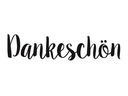 Heyda Motivstempel Dankeschön Hellbraun