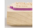 Heyda Motivstempel Heartbeat Hellbraun