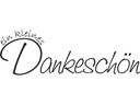 Heyda Motivstempel Kleines Dankeschön Hellbraun