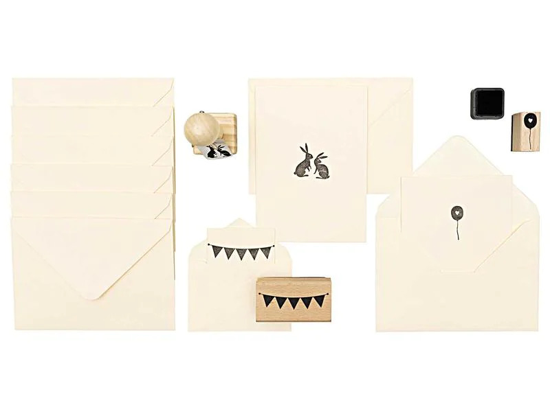 Rico Design Motivstempel-Set Happy Birthday Beige