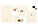 Rico Design Motivstempel-Set Happy Birthday Beige