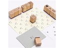 Rico Design Motivstempel-Set Lehrer Smiley, Beige