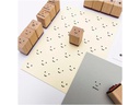 Rico Design Motivstempel-Set Lehrer Smiley, Beige