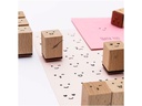 Rico Design Motivstempel-Set Smile Smiley, Beige