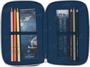 Beckmann Schlamperetui Classic Triple Space Mission, 28-teilig