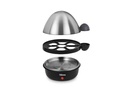 Tristar Eierkocher EK-3076 7 Eier, Schwarz/Silber