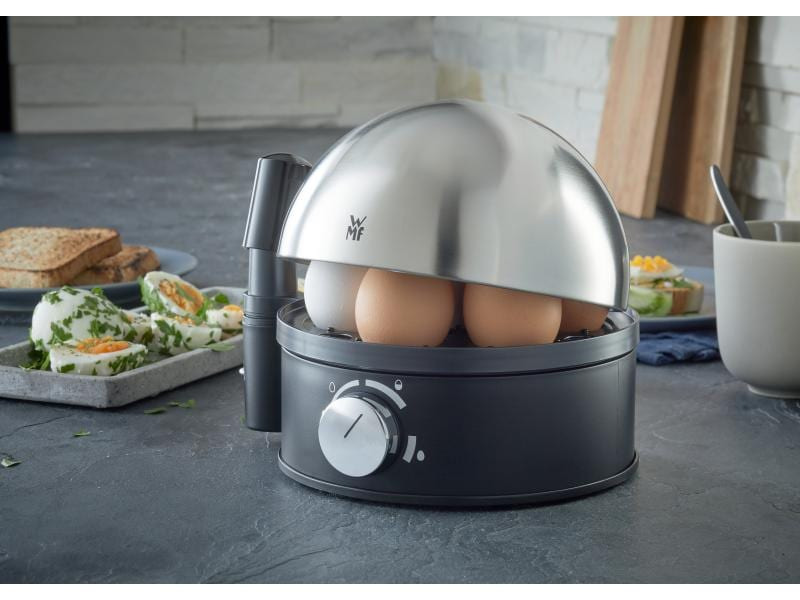 WMF Eierkocher STELIO 7 Eier, Silber/Schwarz