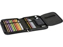 Brunnen Etui Leder Schwarz