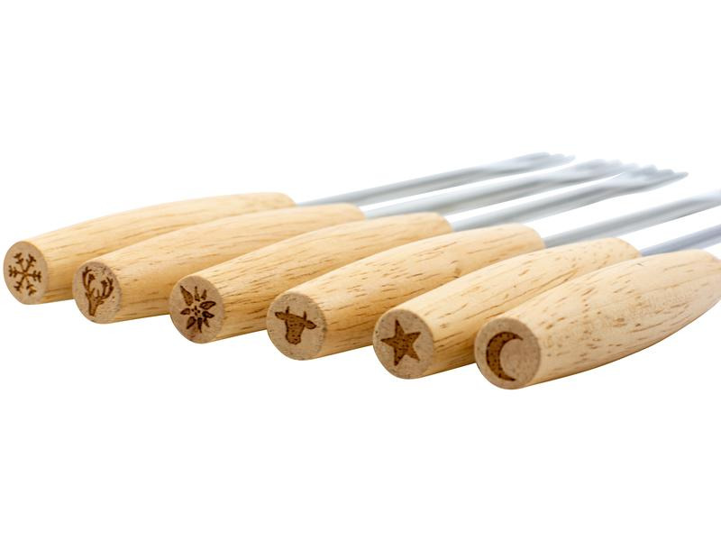 Kadastar Käsefonduegabeln Duo Deluxe 6 Personen