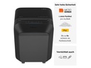 Fellowes Aktenvernichter LX211 P-5, 15 Seiten, Schwarz