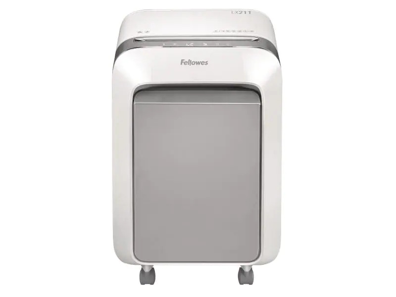 Fellowes Aktenvernichter LX211 P-5, 15 Seiten, Weiss