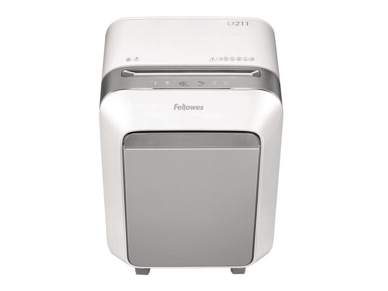 Fellowes Aktenvernichter LX211 P-5, 15 Seiten, Weiss