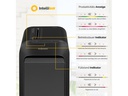 Fellowes Aktenvernichter LX221 P-5, 20 Seiten, Schwarz