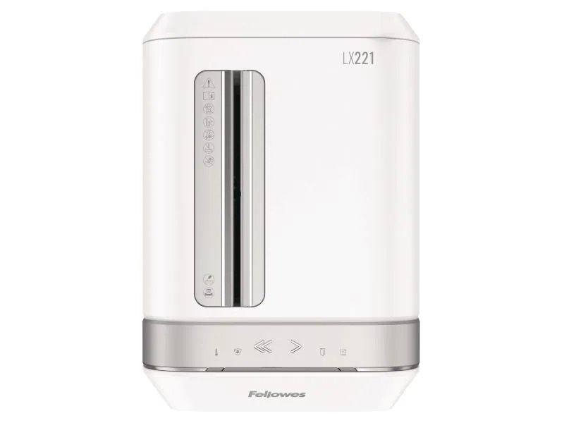 Fellowes Aktenvernichter LX221 P-5, 20 Seiten, Weiss