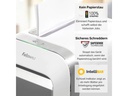 Fellowes Aktenvernichter LX221 P-5, 20 Seiten, Weiss
