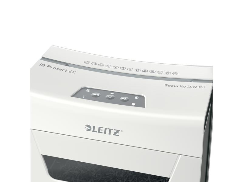 Leitz Aktenvernichter IQ Protect 6X P-4, 6 Seiten