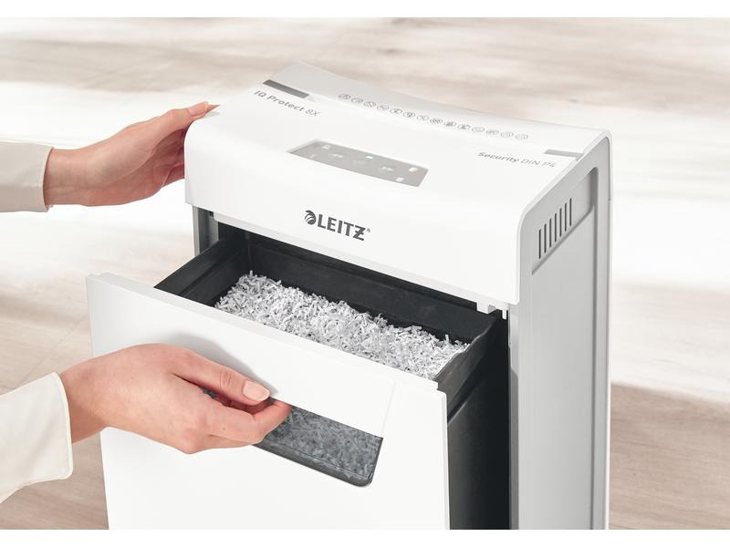 Leitz Aktenvernichter IQ Protect 6X P-4, 8 Seiten