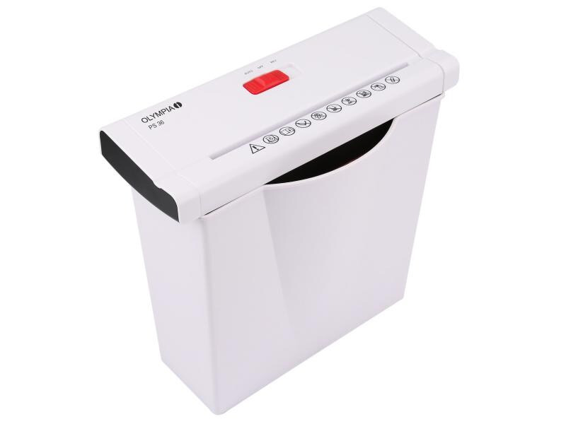 Olympia Aktenvernichter PS 36 P-2, 6 Seiten