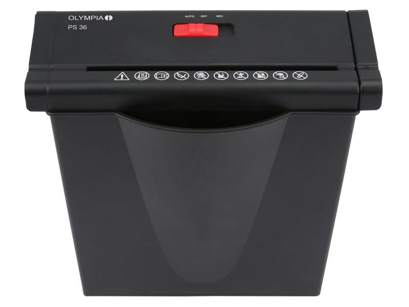 Olympia Aktenvernichter PS 36 P-2, 6 Seiten