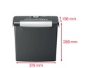Rexel Aktenvernichter Momentum S206 P-2, 6 Seiten