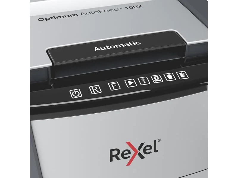 Rexel Aktenvernichter Optimum Autofeed+ 100X P-4, 100 Seiten