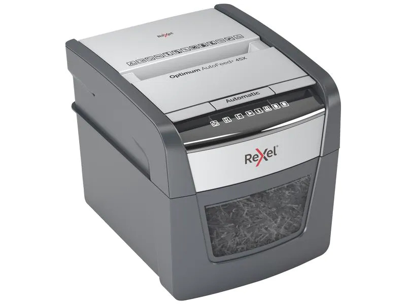 Rexel Aktenvernichter Optimum Autofeed+ 45X P-4, 45 Seiten