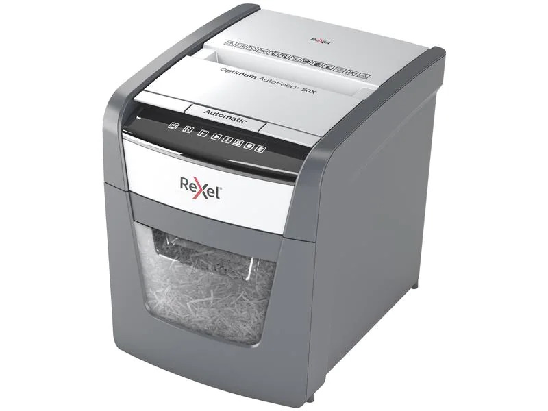 Rexel Aktenvernichter Optimum Autofeed+ 50X P-4, 50 Seiten