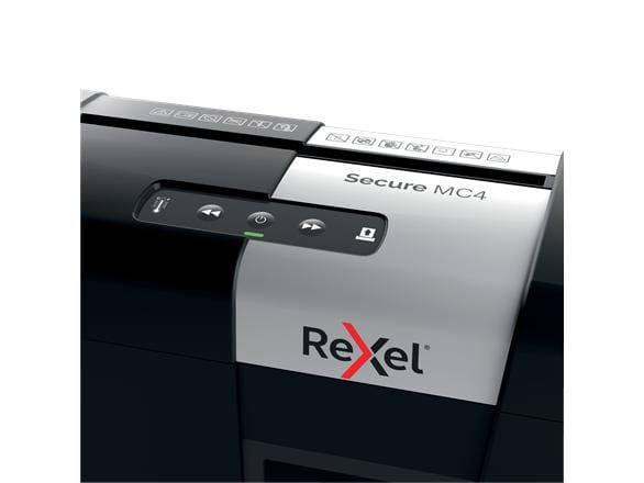 Rexel Aktenvernichter Secure MC4 P-5, 4 Seiten