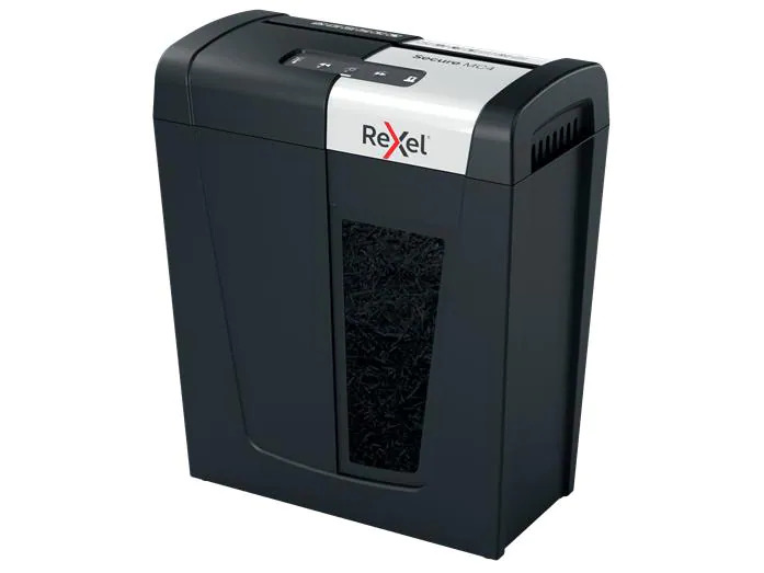 Rexel Aktenvernichter Secure MC4 P-5, 4 Seiten
