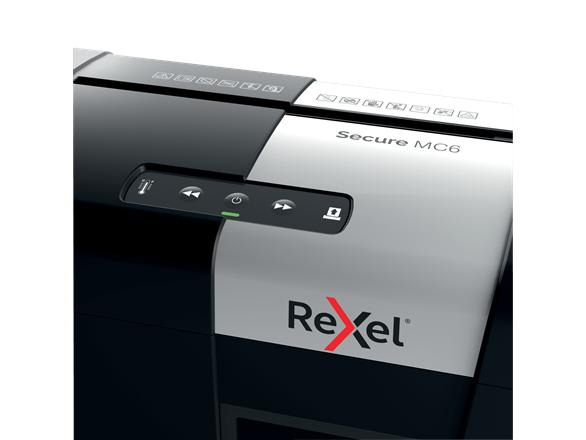 Rexel Aktenvernichter Secure MC6 P-5, 6 Seiten
