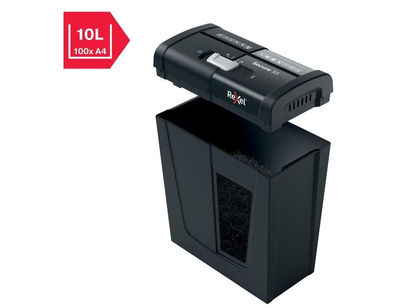 Rexel Aktenvernichter Secure S5 P-2, 5 Seiten